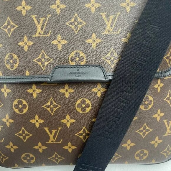 NWT Louis Vuitton Monogram Macassar Canvas Bass MM Messenger/crossbody Bag - Picture 6 of 17